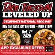 Chronic Tacos Celebrates National Taco Day with BOGO and $1 Off Specials