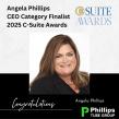 Angela Phillips Named Finalist in CEO Category at the 2025 C-Suite Awards