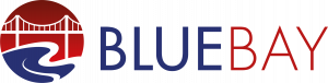 Blue bay horizontal logo va