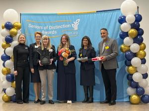 Candace Plattor wins AgeCare Seniors of Distinction Award in Leadership