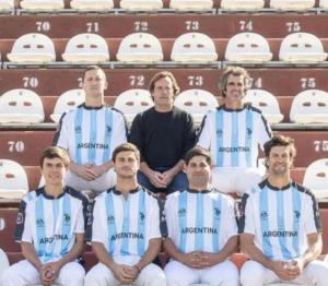 Argentina Represents Zone B in the II FIP Arena World Polo Championship 2025 in Virginia 19 7 male polo players face camera