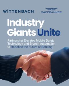 Shaking hands symbolize a new partnership between Wittenbach and SafeBanker