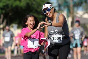 5K Joy - Participant and Running Buddy - Heart Hands