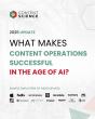 Content Science Releases Latest Report from the World's Largest Study of Content Operations and AI