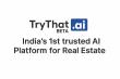 TryThat.ai Launches India’s First Trusted Conversational AI Platform for Real Estate