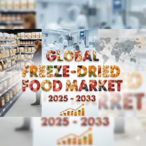 The global freeze-dried food market is experiencing robust growth, driven by the rising demand for convenient, long-lasting, and nutritious ready-to-eat meals