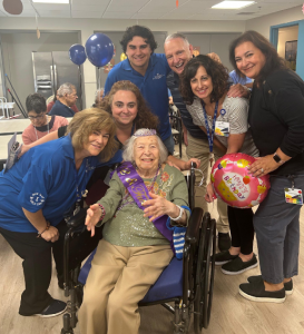 The Hamlet Rehabilitation and Healthcare Center at Nesconset proudly celebrated a truly extraordinary milestone- the 102nd birthday of resident Ms