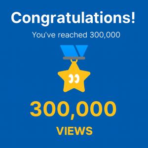 AMVital, a leading turmeric-based skincare brand, proudly announces that its official YouTube channel has surpassed 300,000 total views, marking a major milestone in the brand’s mission to educate audiences on the science and tradition behind turmeric beauty AMVital 300,000 YouTube Views Celebration Graphic