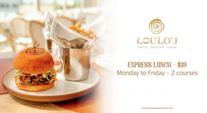 LouLou Santa Monica is pleased to announce the launch of its Express Lunch, bringing the spirit of the French Riviera to midday dining in the heart of Santa Monica express lunch with grilled chicken sandwich