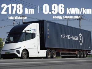 Kuehne+Nagel China in conjunction with Windrose have recently completed a successful 2,178 km long-haul electric vehicle (EV) trial Windrose EV and Kuehne+Nagel complete 2178 roundtrip long-haul electric truck trial