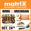 Matrix Basements Launches Sweepstakes for WMU Broncos Hockey Game Tickets
