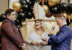 First Drag Queen Wedding Officiant Buff Faye listed on both The Knot and Wedding Wire