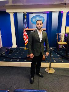 Scribe Strategies & Advisors, a leading Washington-based firm specializing in lobbying and strategic communications, is proud to announce the appointment of Dr Dr. Amin Halum inside the White House Press Room, highlighting his presence and influence in U.S. policy, diplomacy, and Arab-American leadership.