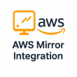 Graphic showing Ace Intl Media Ltd’s mirrored infrastructure between Google Cloud and AWS servers, symbolizing automated failover, uptime reliability, and cloud resilience.