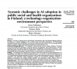 Study: AI adoption stalls due to financial resources and shortage of expertise in social and health care in Finland