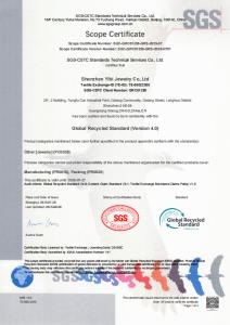 PVD Stainless Steel Leather Hardware Manufacturer YIBI Earns GRS and RCS Certification 10 China Top Custom Stainless Steel Bag Hardware Manufacturer with GRS certification