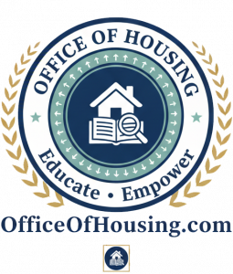 Official logo for OfficeofHousing.com, the national education and reference resource, announcing partnership with AAA Capital Funding, Inc. led by Jason J. Sarji