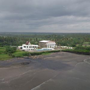 Cliffside view of Viking Sunset Studios