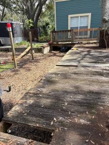 Before Deck Repair - Handyman Can Help