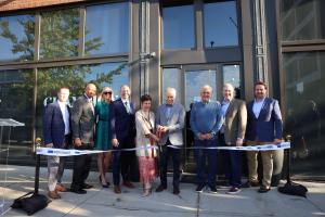 Arch Grants Marks Milestone with Headquarters Expansion and New Lending Program to Accelerate Startup Growth in St Arch Grants and partners cut the ribbon at the opening of the expanded headquarters in St. Louis.