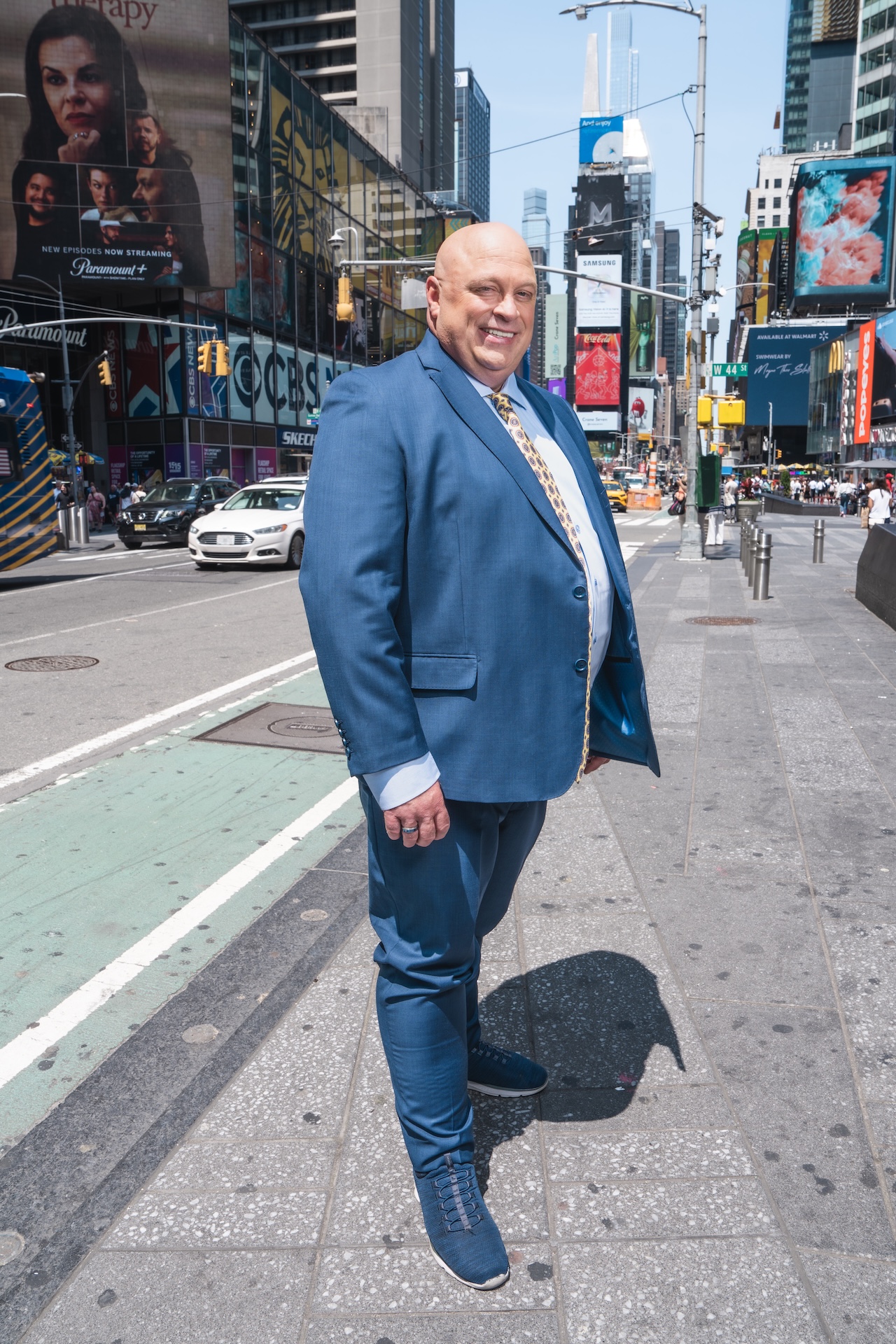 Jimmy Greene Appears on Times Square Today to Share a Message of Hope, Healing, and the Power of Vulnerability