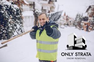 reliable snow shovelling and snow removal services provided by only strata snow removal