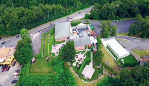 Drone shot Log Cabin
