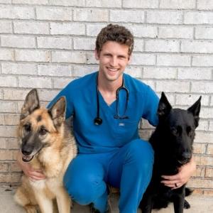 Dr. Joey Durr, at his practice of in home pet euthanasia in Pensacola, FL and surrounding areas.