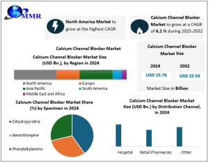 Calcium Channel Blocker Market Size, Share & Forecast (2025–2032) Driven by Rising Cardiovascular Disease Cases 10 Calcium Channel Blocker Market