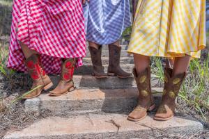Leather & Lei - Hawaiian Cowgirl Boots