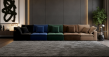Mario Capasa Launches Tivoli Velvet Couch Collection in Jewel Tones