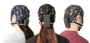 Neurotechnology Improves BrainAccess EEG Hardware and Software Capabilities 7 The showcase of the three BrainAccess devices—the MINI, MIDI and MAXI, alongside the new cap design.