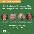 U.S. Farmers and Ranchers in Action Webinar Tackles Closing the Row Crop Yield Gap