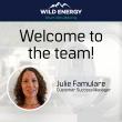 Wild Energy Welcomes Julie Famulare as Customer Success Manager