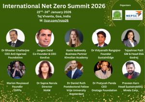 Global Leaders to Converge in Goa for the International Net Zero Summit 2026 — Accelerating Global Action on Climate, Circularity, and Sustainability Speakers.1 INZP26