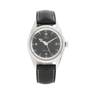 1958 Omega Ref. 2914-5, a Railmaster “Flightmaster”, an early, rare tool watch within Omega's history, notable for antimagnetic design and military provenance. Estimate: CA$20,000-$25,000.