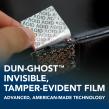 DUNMORE Now Offers DUN-GHOST™ Tamper-Evident Film