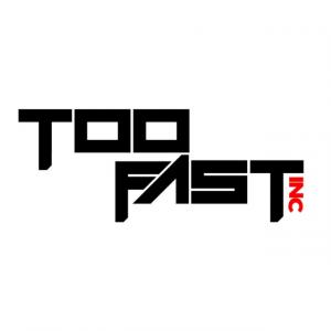 TooFast Auto Parts company logo in white and red, representing Canada’s trusted source for performance car parts and accessories.