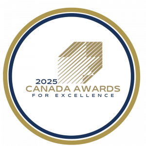 round logo for Excellence Canada's 2025 Canada Awards for Excellence