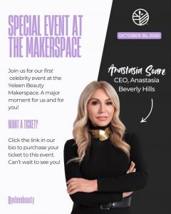 Anastasia Soare Raising Brows Book Signing at Yeleen Beauty Makerspace