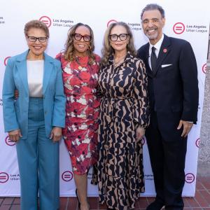Cynthia Mitchell-Heard, Karen Bass, Dr. Michele Turner, Danny Bakewell Jr.