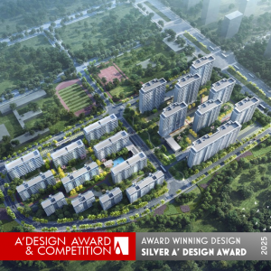 Tianhua Architecture's residential project, Central Mansion, has been awarded the Silver A' Design Award in the Construction and Real Estate Projects Design category Central Mansion by Tianhua Architecture