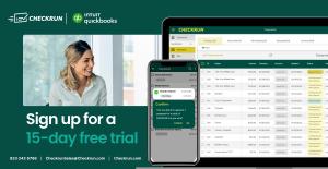 Checkrun is for QuickBooks Online users. Remote check printing, ACH, workflows, mobile approval and payment, Positive Pay, Check printing, Check mailing