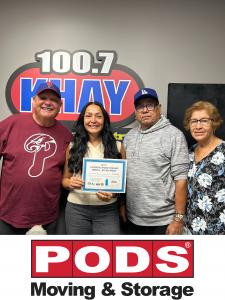 In celebration of its 20th anniversary serving Ventura and the Tri Counties, PODS® Moving and Storage partnered with Cumulus Radio stations to launch the “Imagine the PODS-ibilities” contest — and today, they’re proud to announce the winner: Susie Ortega, who entered on behalf of her father, Mario Ortega, a selfless retiree, devoted grandfather, and lifelong Ventura County resident