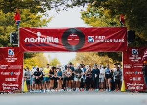 Nashville Half Start Line