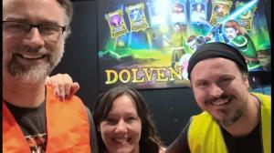 Andrew Brionne and Mike at a game Expo