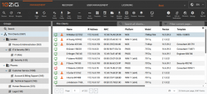 10ZiG Announces 10ZiG Manager for Linux, Delivers More Secure, Cost-Efficient and Simplified Endpoint Management 11 10ZiG Manager Admin View