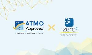 Zero-C, a Canadian-Swiss refrigeration manufacturer, sold natural refrigerant products in 2024 that avoided the lifetime release of 873,000 metric tons of CO2e (GWP 20) and 21 ATMO Approved NatRefs Label Zero-C