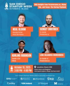 Panel: Startup Playbook with Perseverance.ac Serg Dmitriev, Lena Skliarova Mordvinova, Neal Bloom and Kurling Robinson