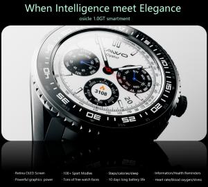 KAVVO Oyster Elite, the world’s first luminous smartwatch equipped with an intelligent modular system.